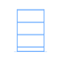 Furniture Bookcases Framework Bookcase Tracing Svg Vector, Free Vectors File